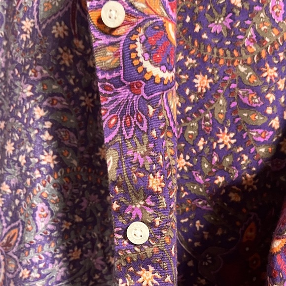 Chaps Multicolor Paisley Men's Shirt - Picture 4 of 6